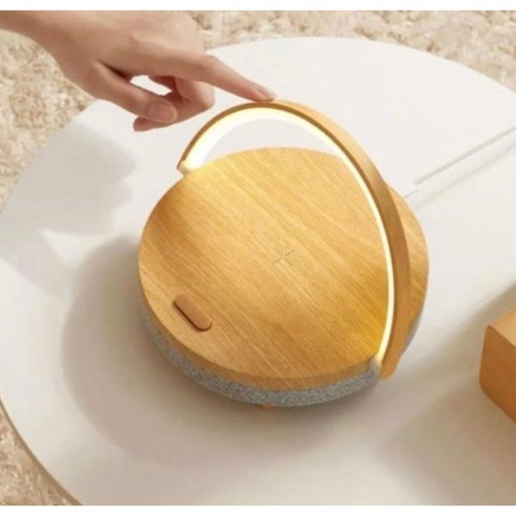 Bluetooth Sound stand Bluetooth Speaker Lamp Wireless Charger USB - Picture 6 of 12